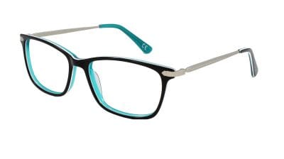 Lara Black Green Frame