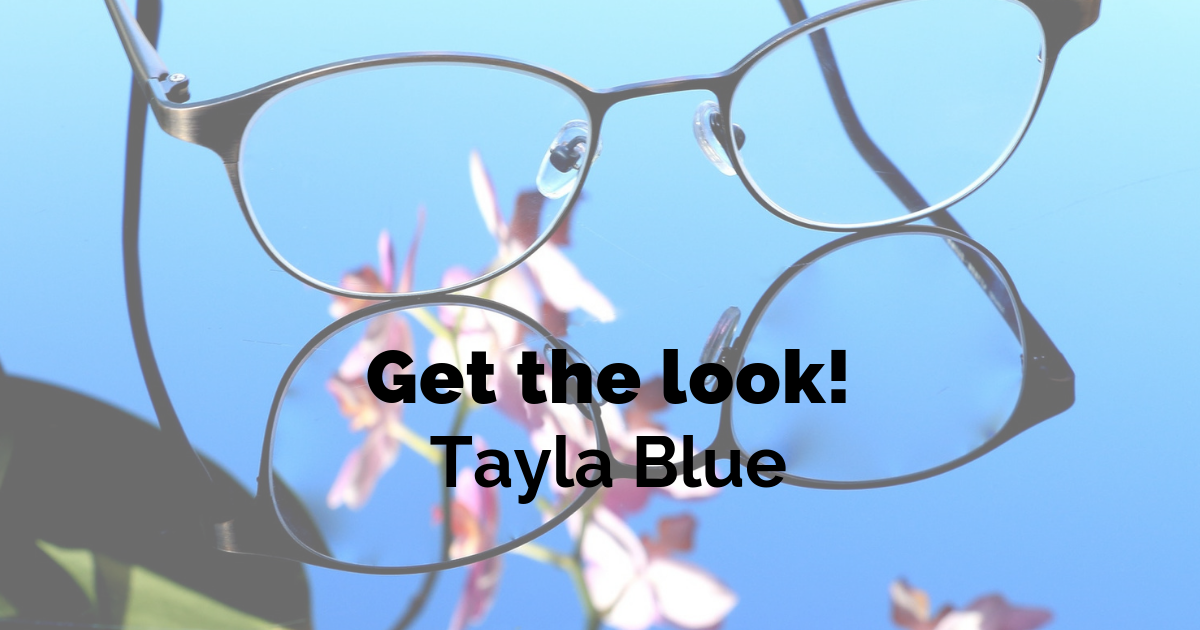 Get the look: Tayla Blue with Arlo Wolf Eyewear