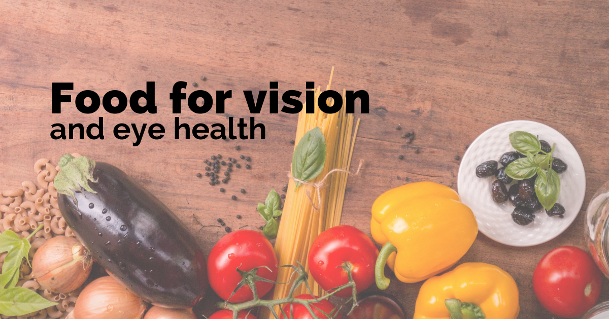 Foods that can help with vision and eye health
