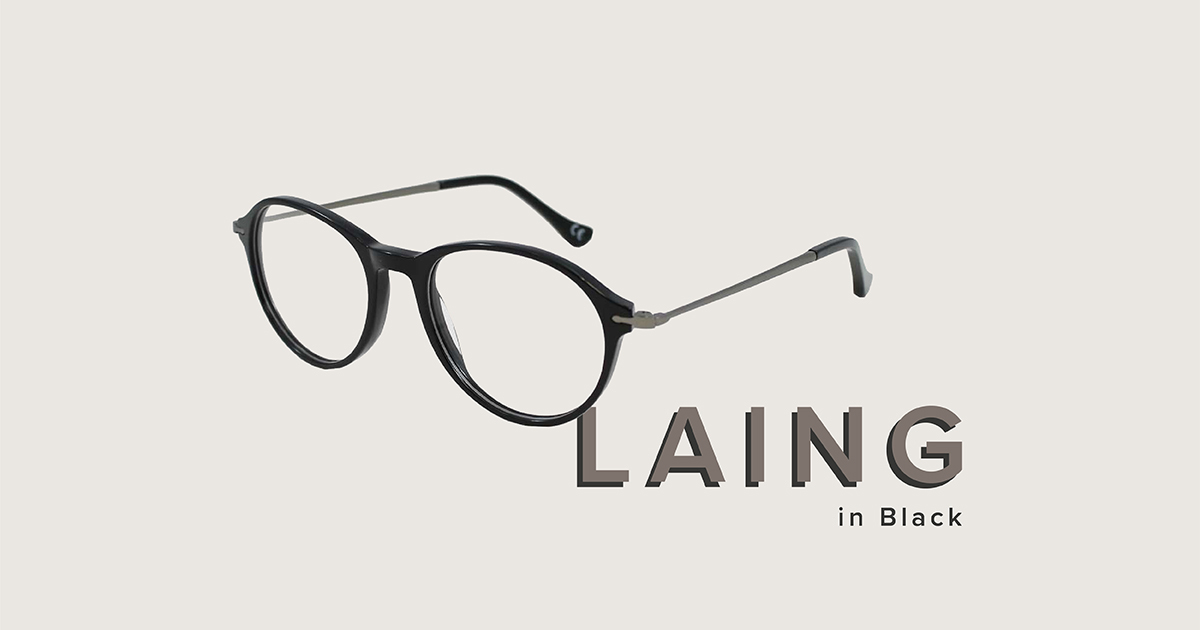 Laing frames in black