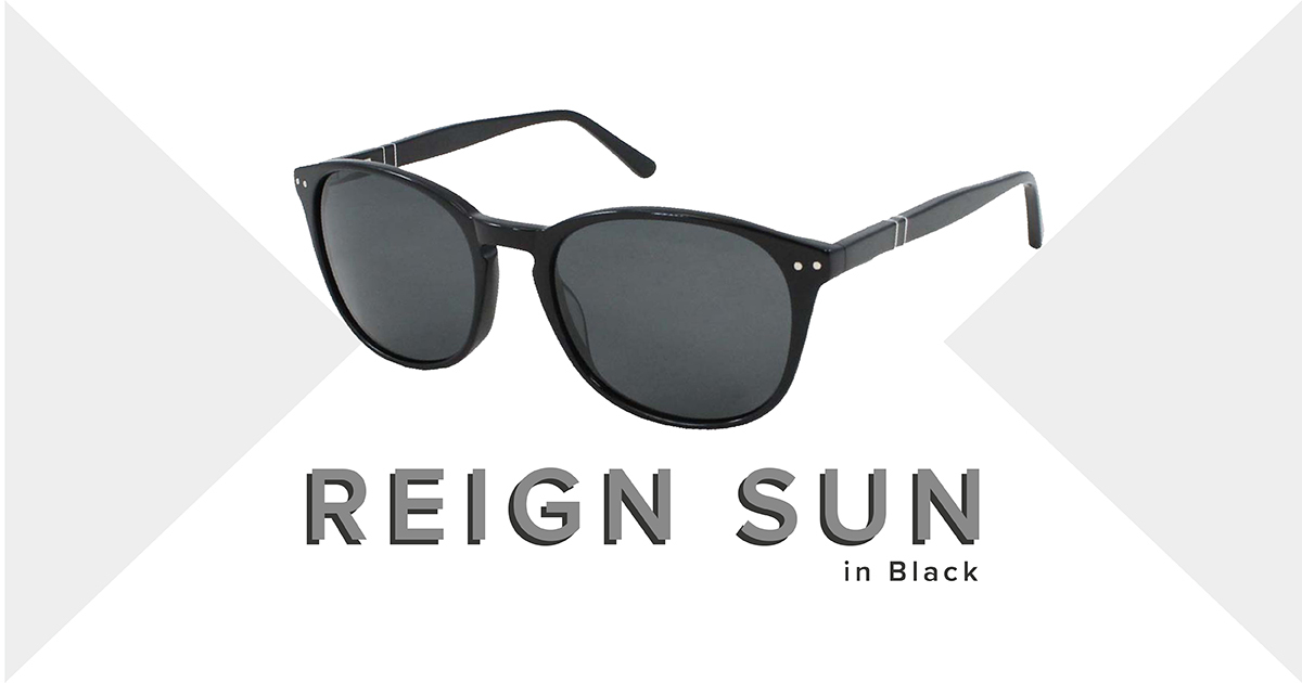 Reign sunglasses in black