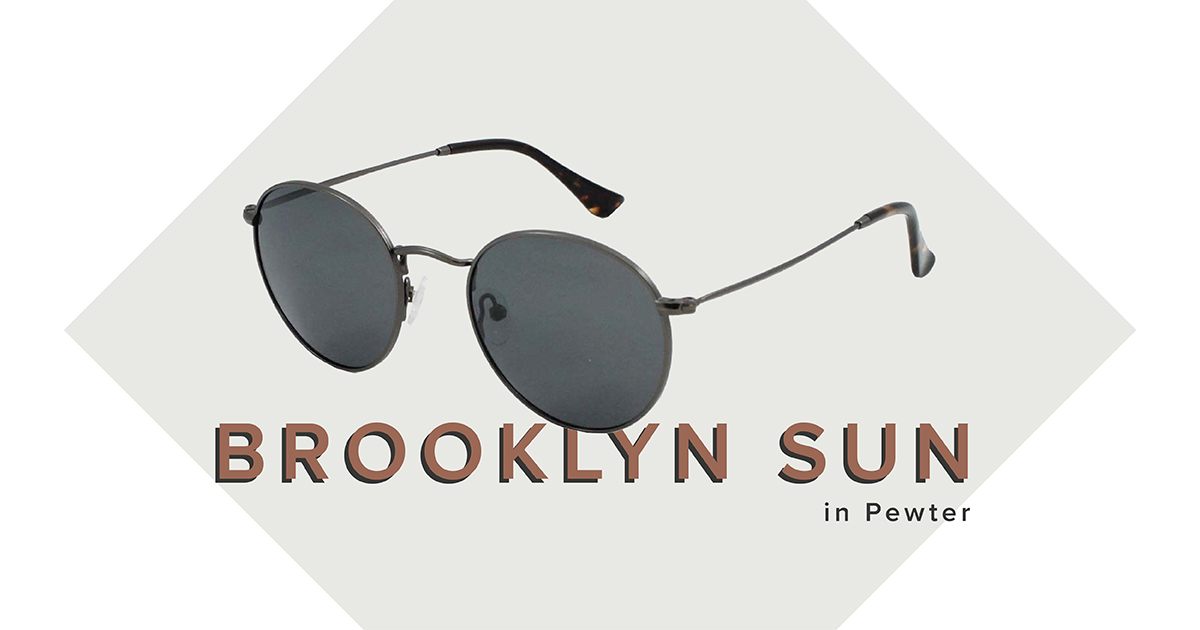 Brooklyn sunglasses in Pewter