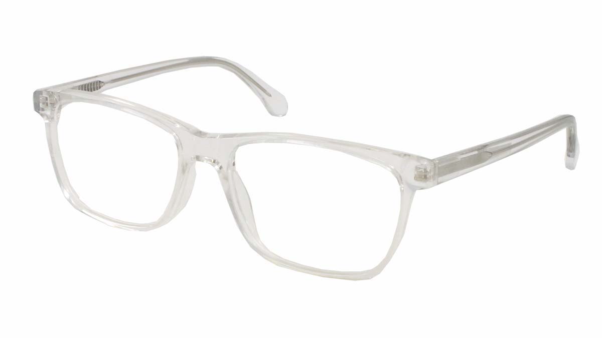 Cohen in Crystal Clear Frame Glasses Arlo Wolf