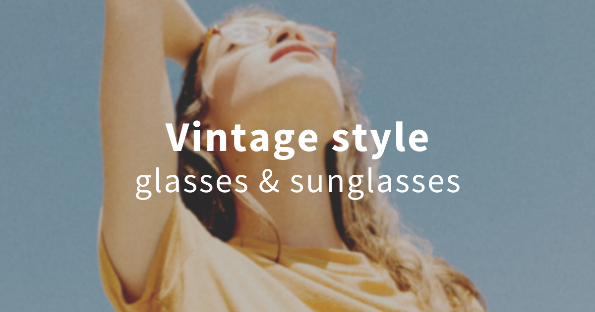 Vintage glasses and sunglasses