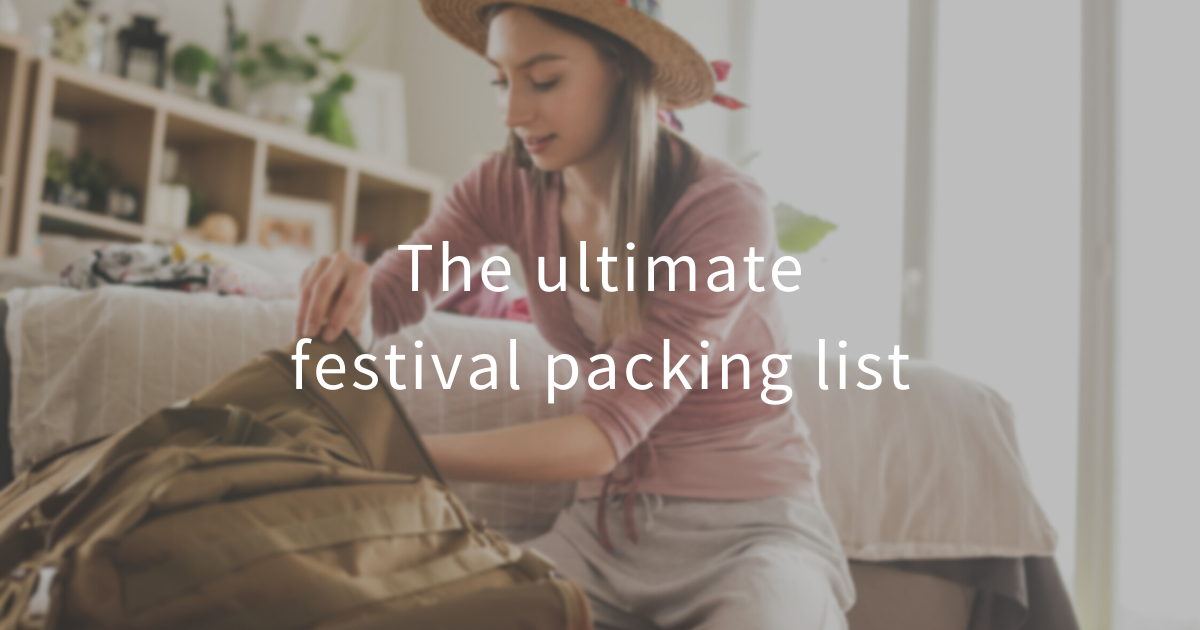 FESTIVAL PACKING LIST